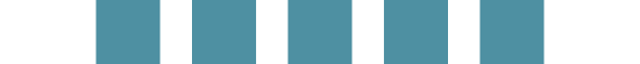 Blue color blocks aligned horizontally