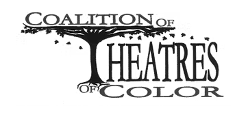 Coalition of Theatres of Color logo with stylized tree graphic and bold text