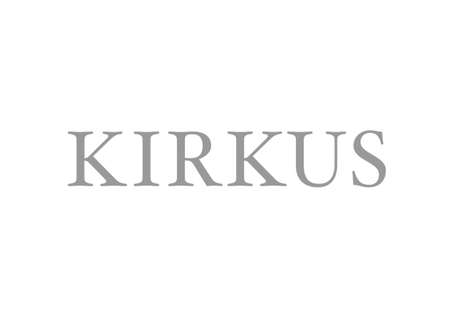 The word 'KIRKUS' in large, gray capital letters on a white background.