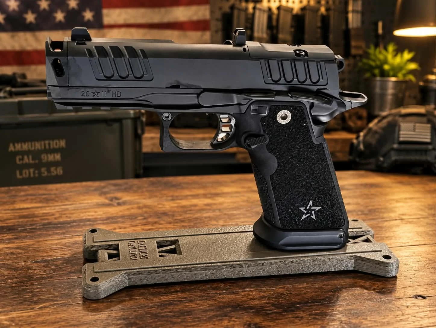 Glock 19 Comp. Pistol Stand - Double Stack 9mm