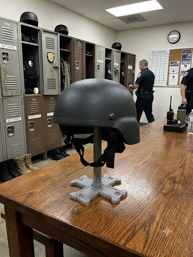 Helmet stand in cop shop locker room.jpg