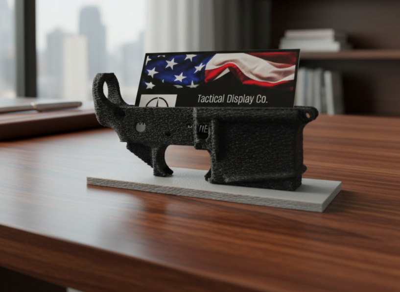 AR-15 Lower Receiver Business Card Holder