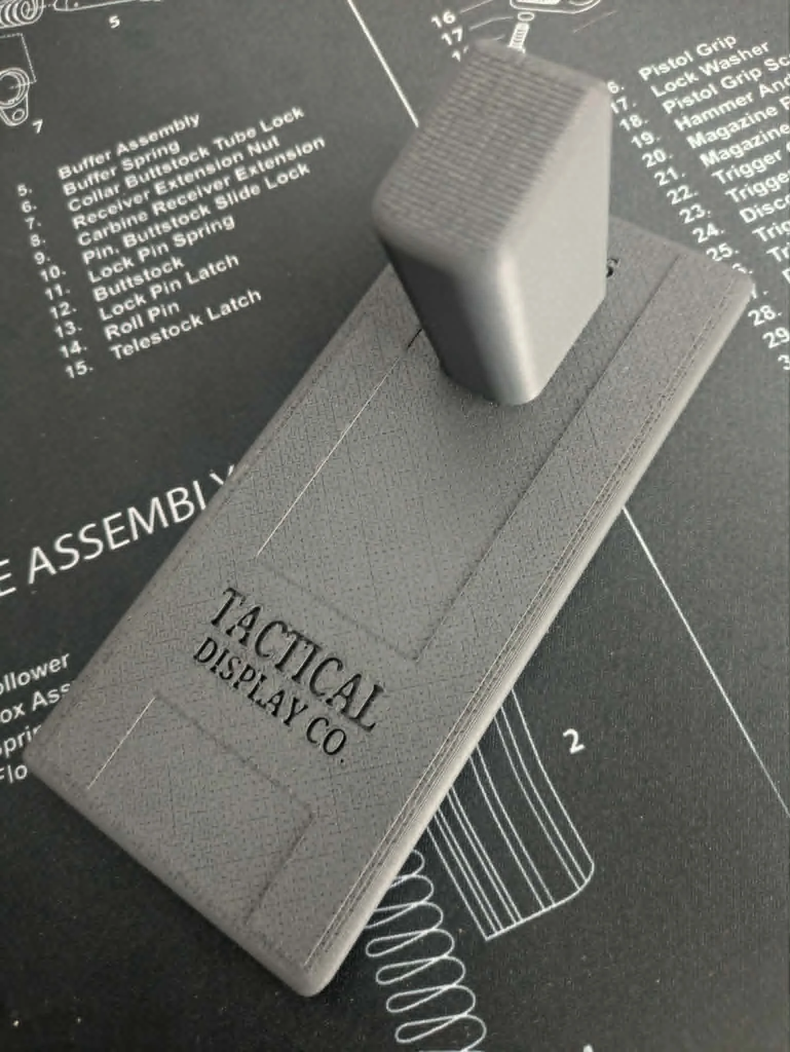 Glock 17/19/26/34 9mm Handgun Stand