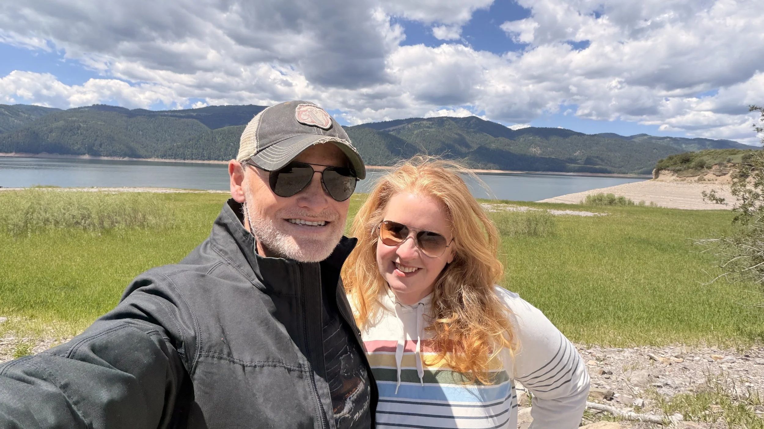 Rodney and Dawn of Glampalong in Alpine, Wyoming