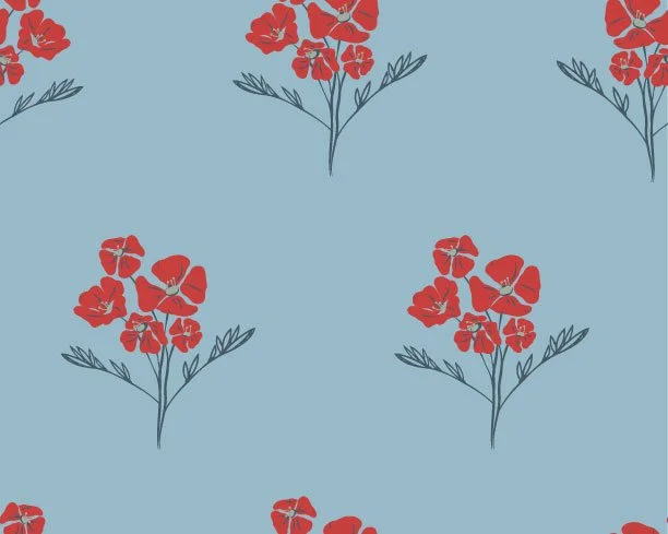 Navy Lane - Poppies