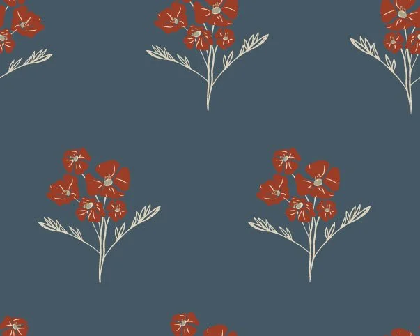 Navy Lane - Poppies