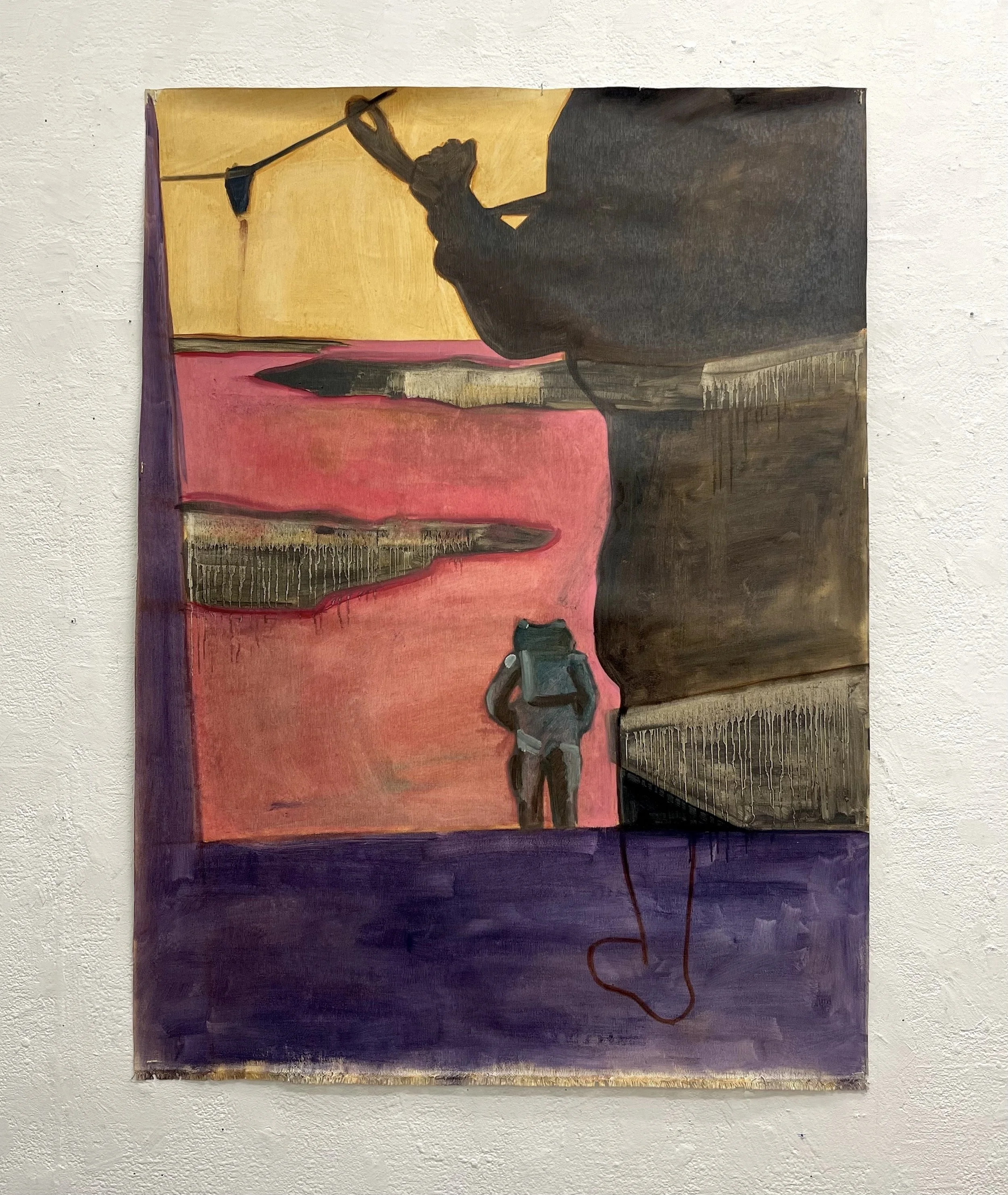 "Walk 1" Oil on canvas, 70 x 90 cm