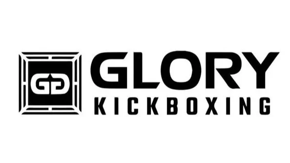 Logo van Glory Kickboxing in zwart-wit.