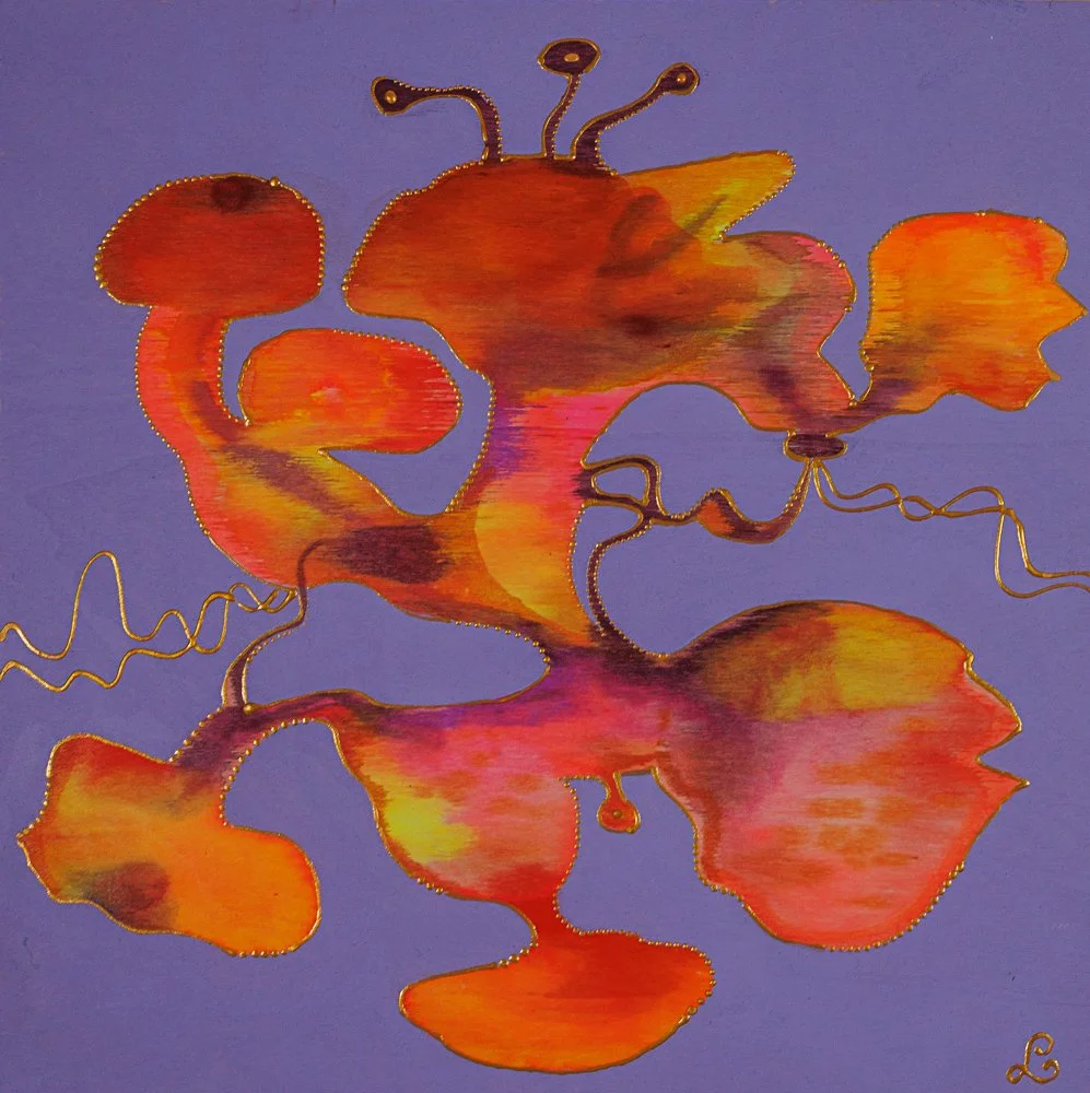 30x30 "Silence in nature" 3/4 Sekatekniikka vaneerille, 75€ (sis.alv.)