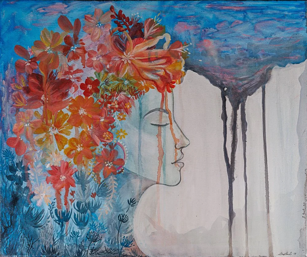 55x46 "Varjot saavuttavat minut" 344€ (sis alv)