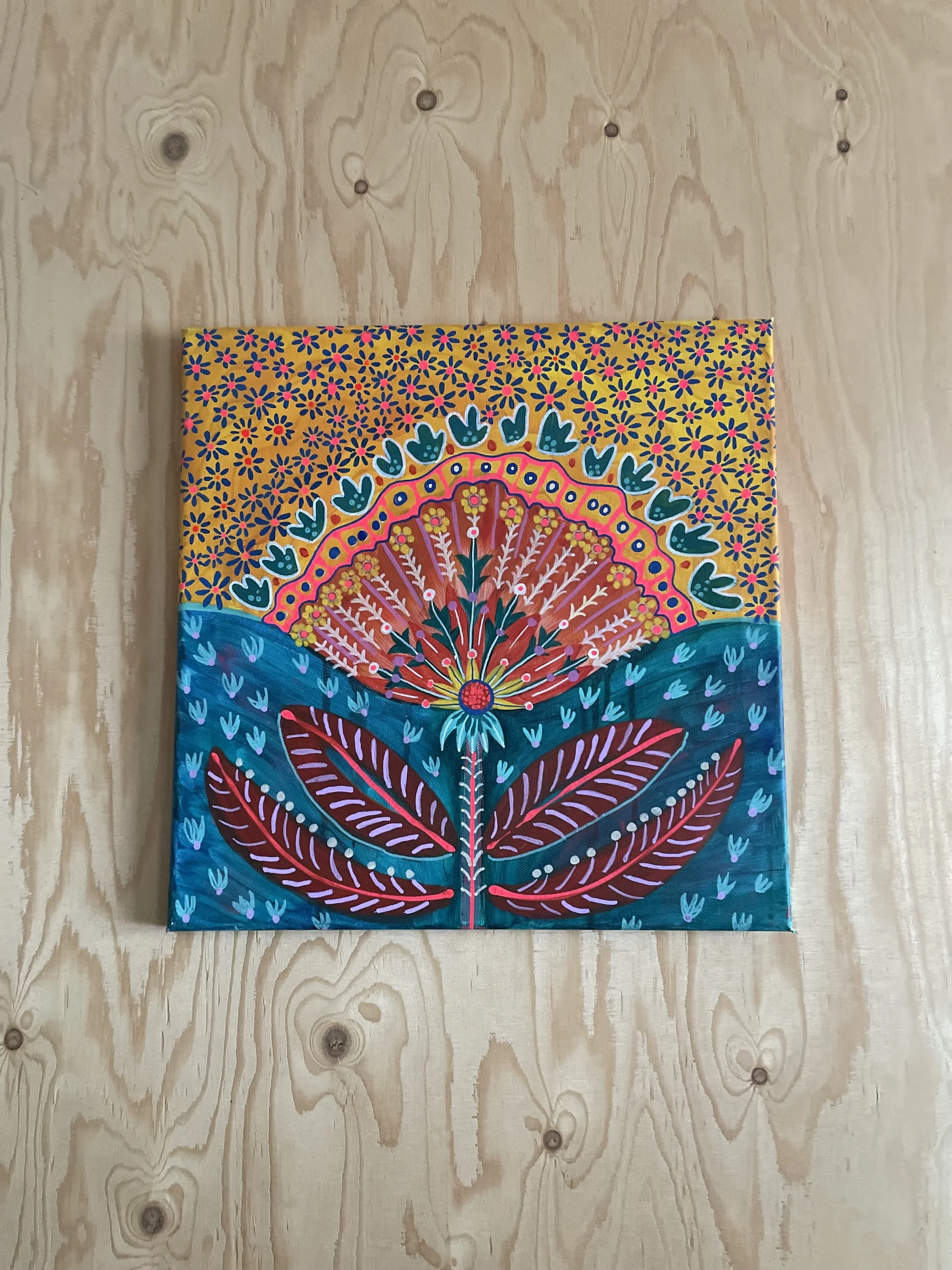40x40 "Paradise" 155€ (sis.alv)