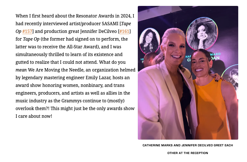 The 2026 Resonator Awards from We Are Moving the Needle