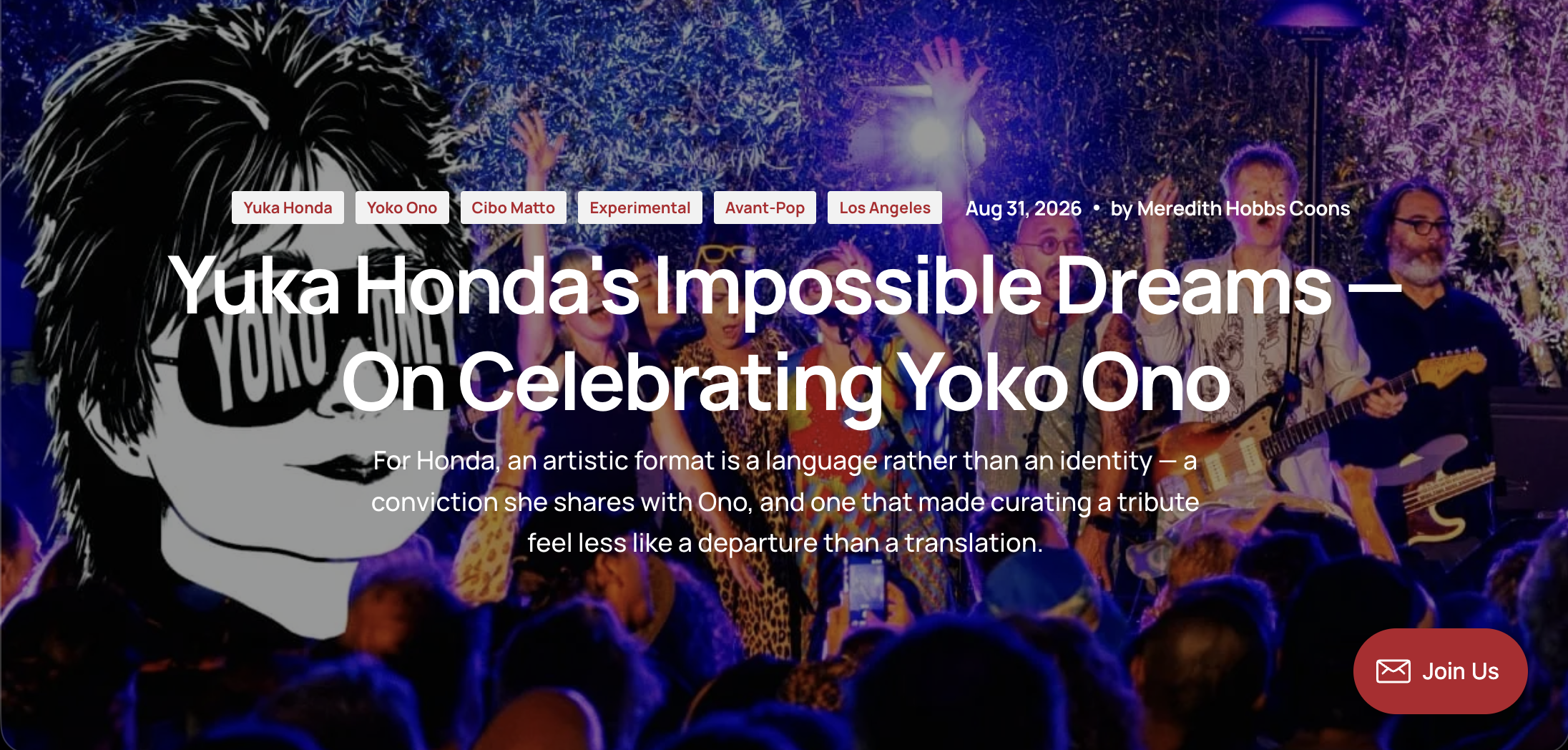 Yuka Honda's Impossible Dreams — On Celebrating Yoko Ono