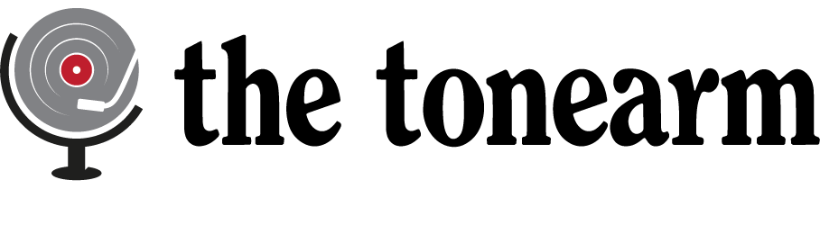 Illustration of a turntable with a vinyl record on it, depicted in a simple, cartoon style.