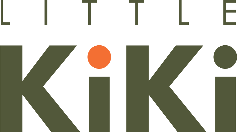 Text that says 'Little Kiki' with an orange dot over the letter 'i'.