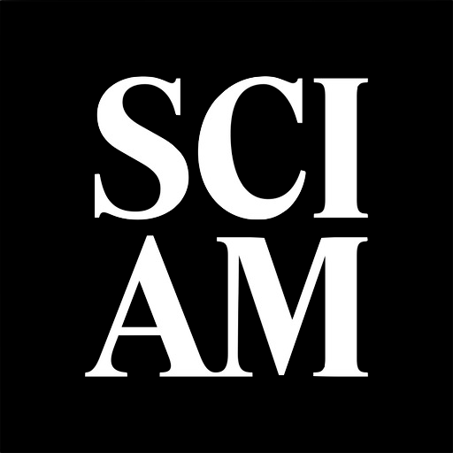 Black background with the words 'SCI AM' in large white font, arranged in two rows.