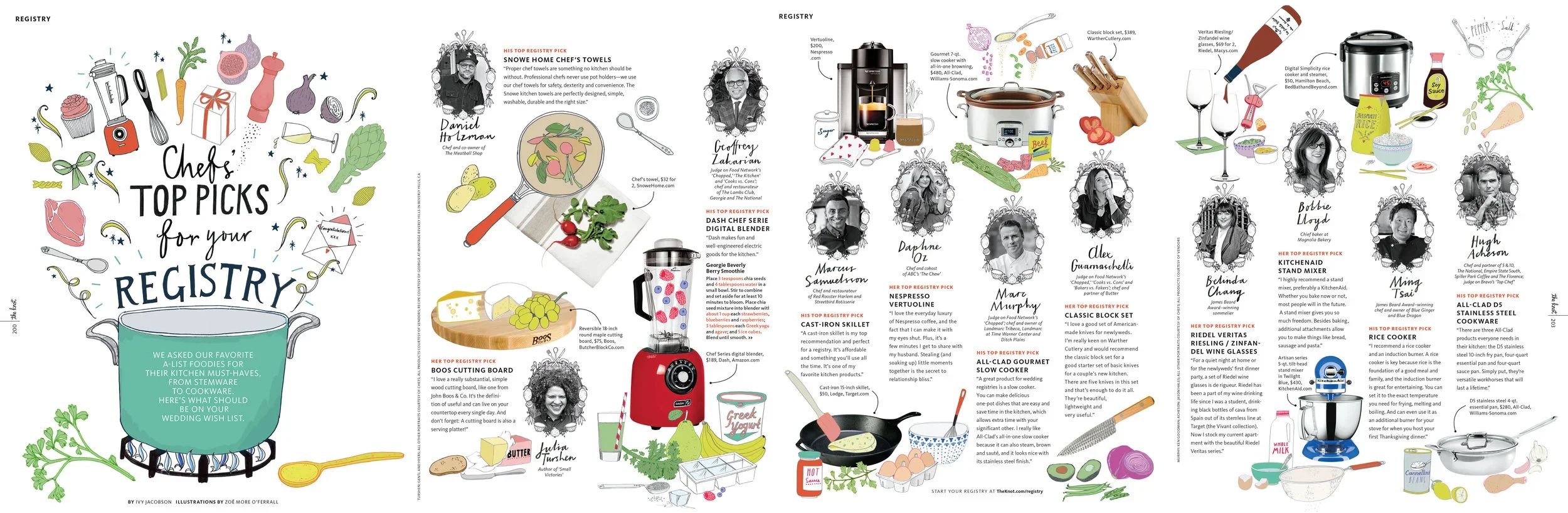  The Knot 
 Chef's top picks for your registry