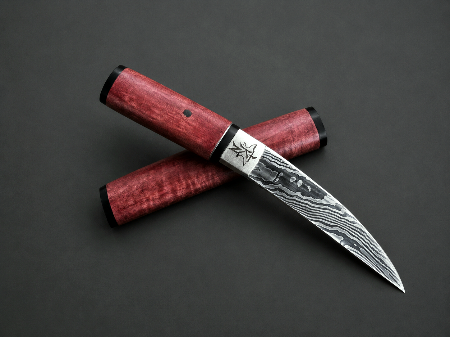 Damascus Japanese Tanto