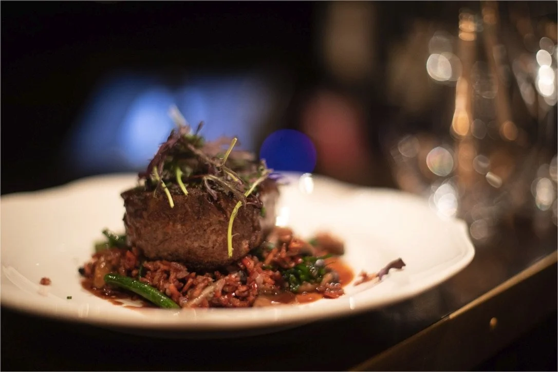 Wouldn't be an executive dinner without steak