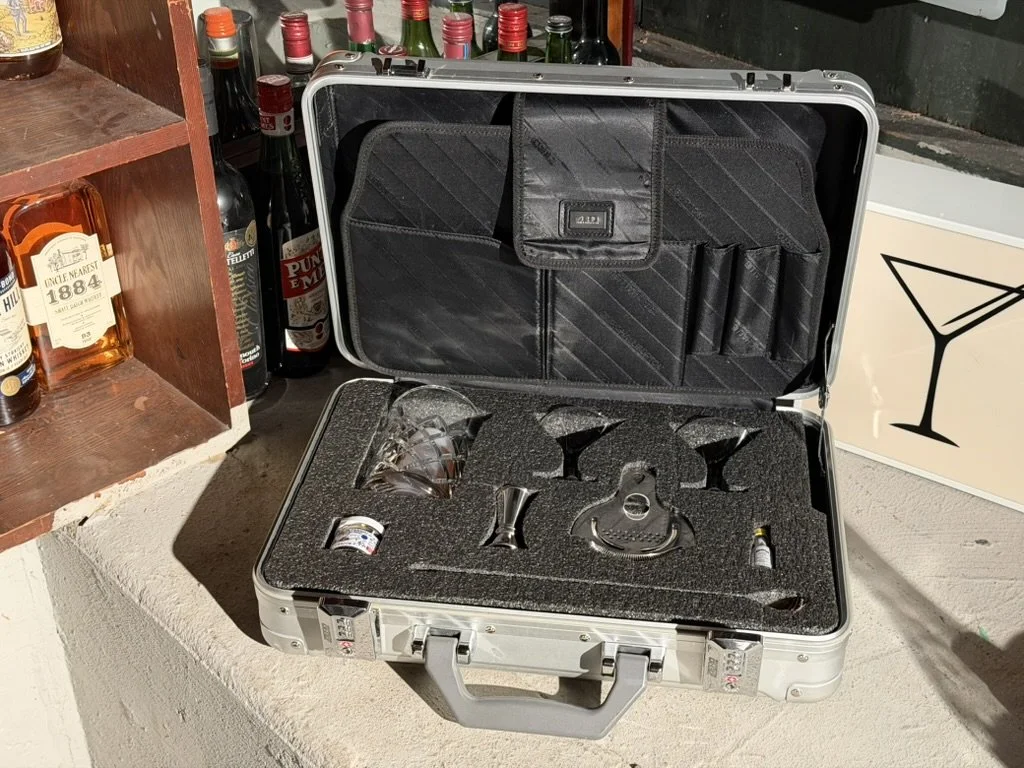 My travel Manhattan cocktail kit