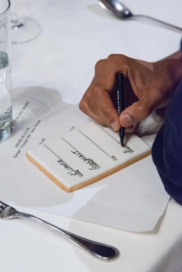For the best content, of course guests had to fill out a form 
