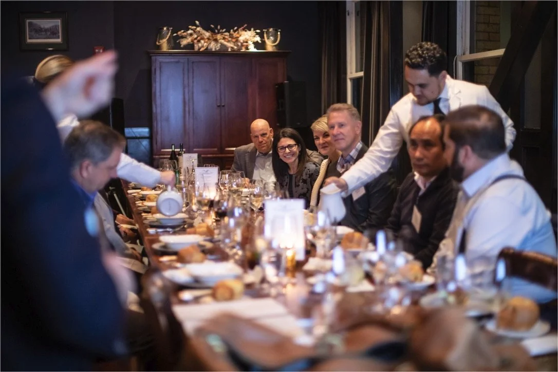 Guests at Dinner by Dynamics in January 2020