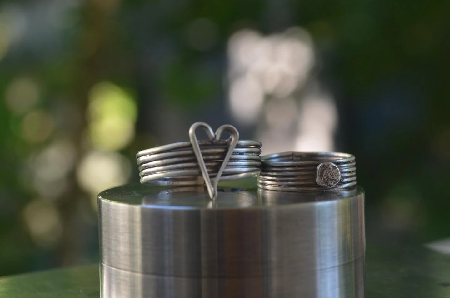 Banded rings available, scroll to see as work in progress!