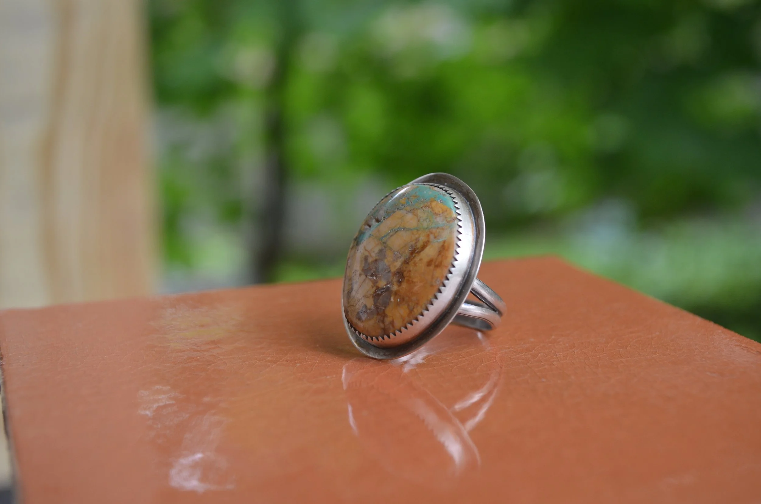 Turquoise ring, size 6.75