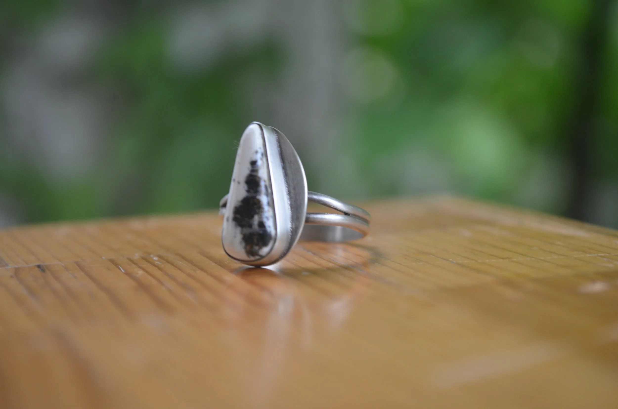 White Buffalo Ring, size 8.75