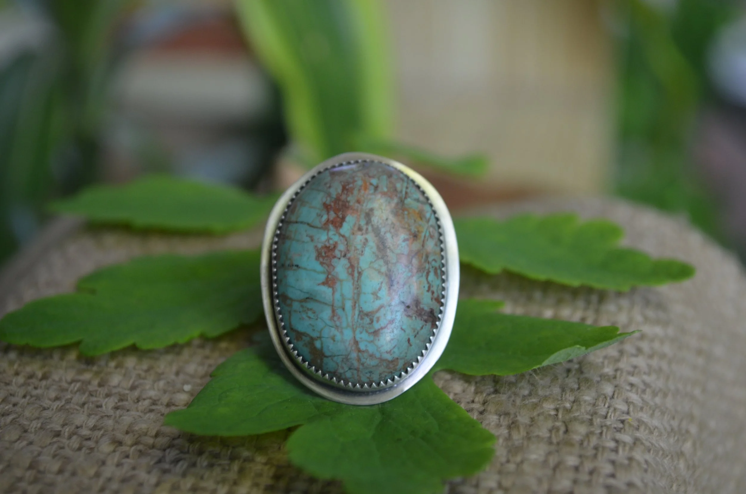 Turquoise Ring, size 6.5