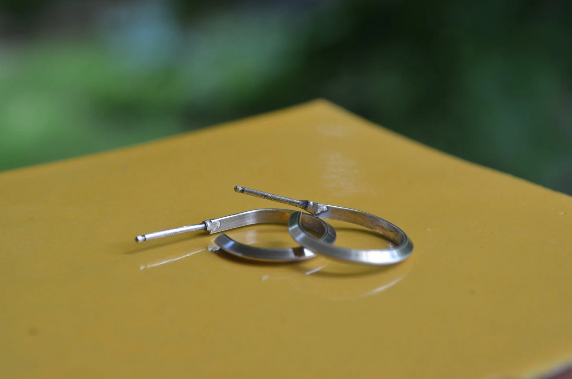 Triangle Hoop Earrings