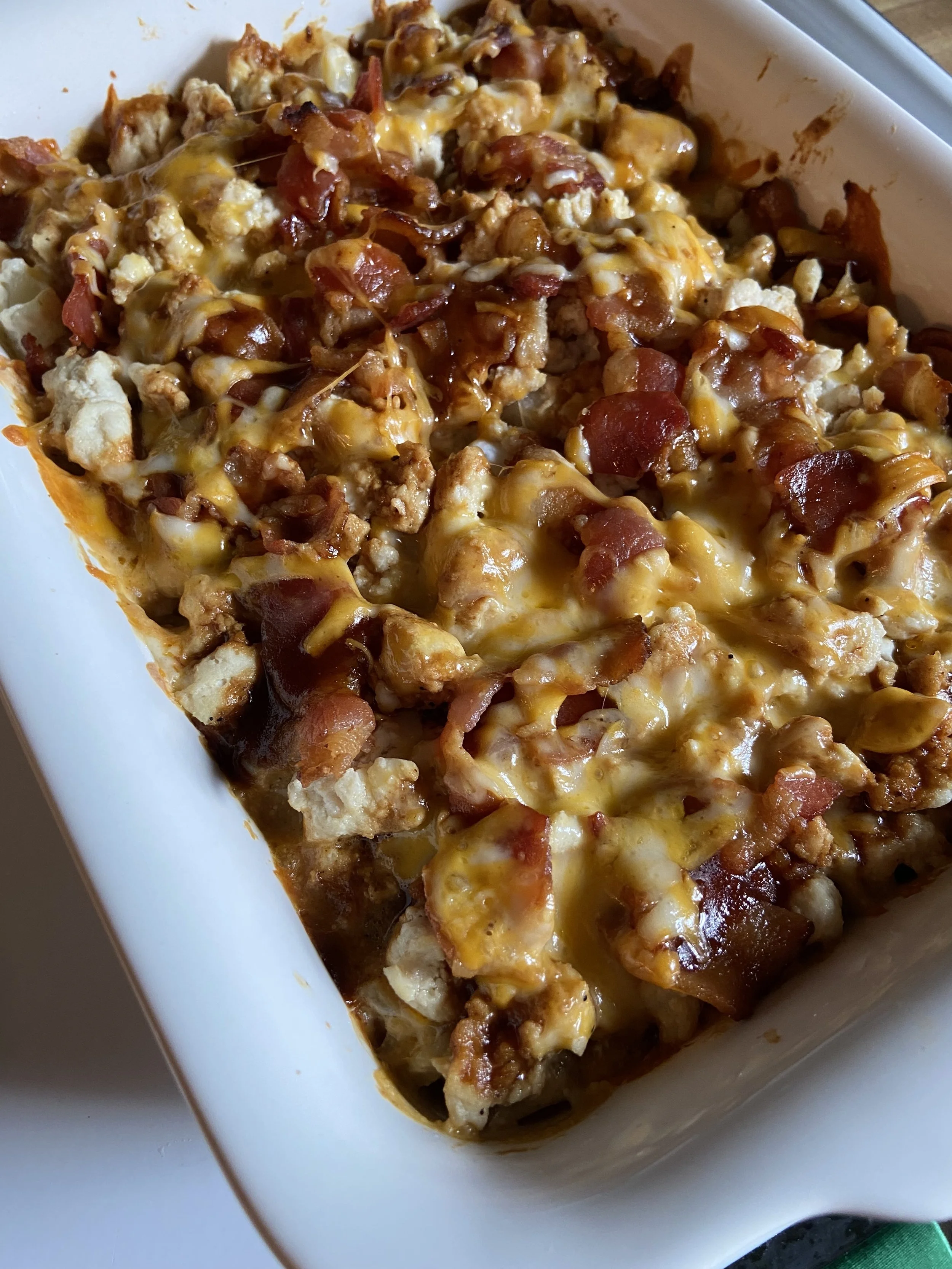BBQ Chicken Potato Casserole