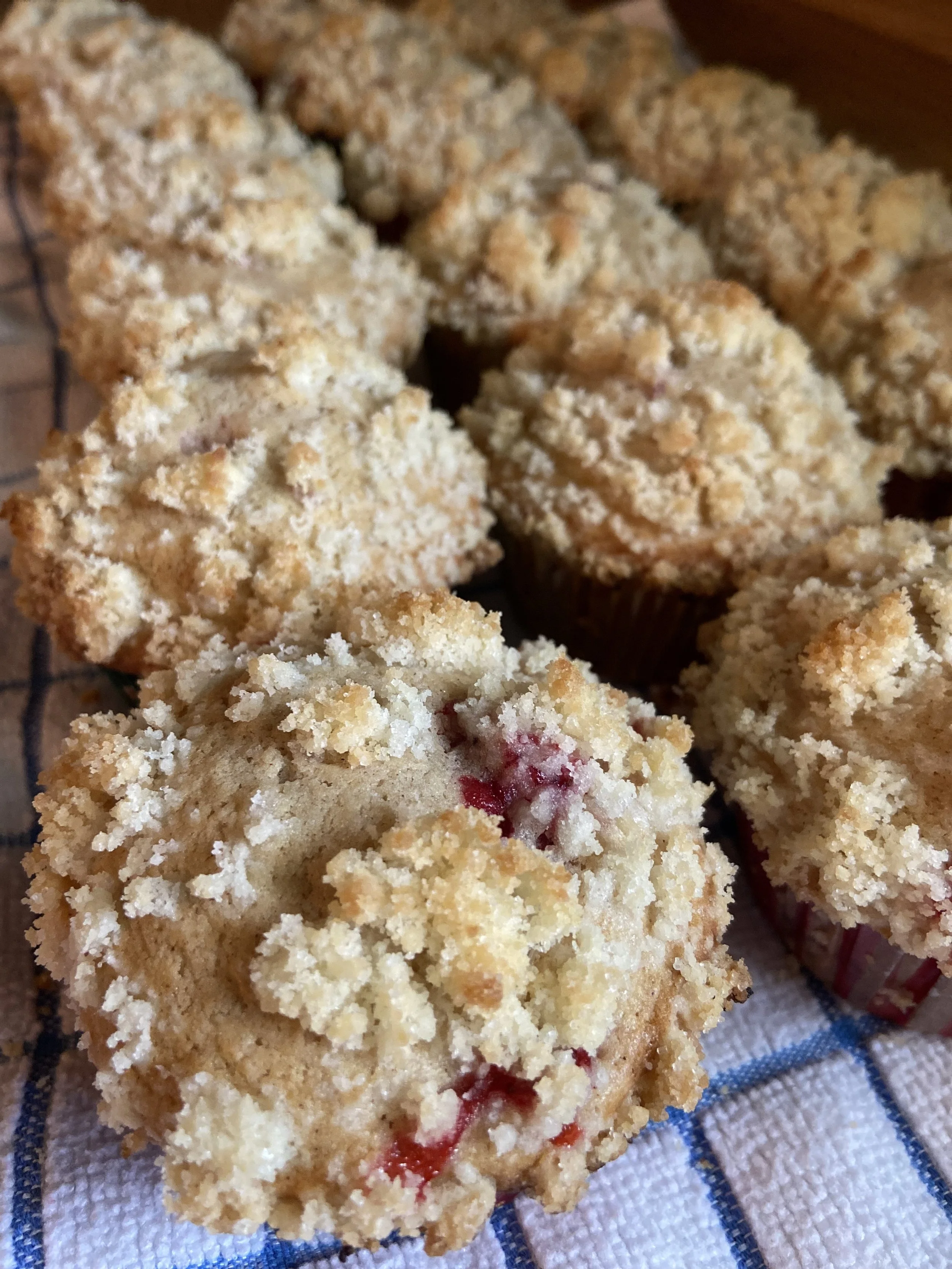 Strawberry Crumb Muffins