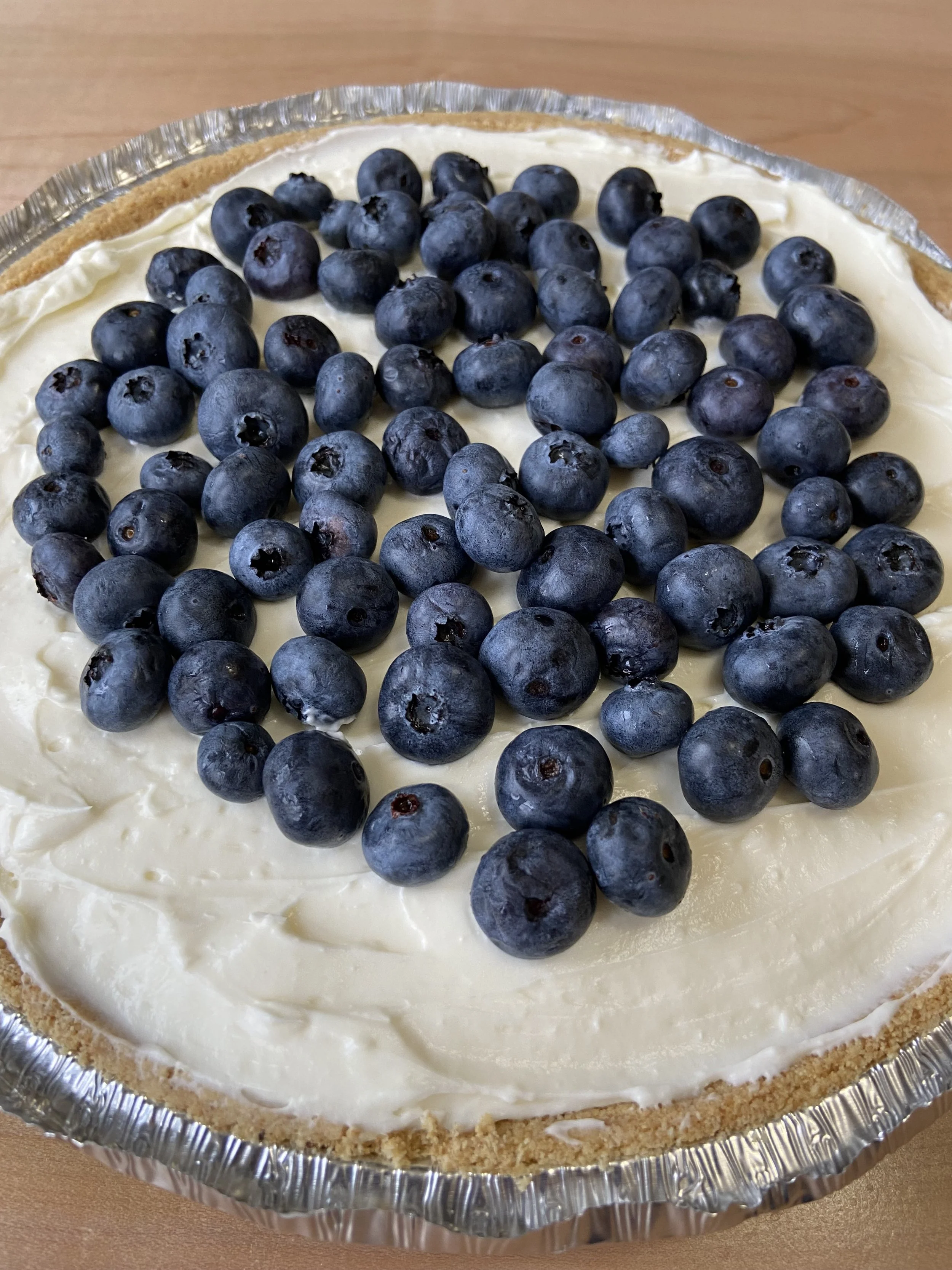 No Bake Cheesecake Pie