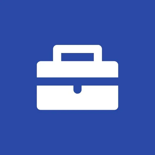 an icon containing a breifcase