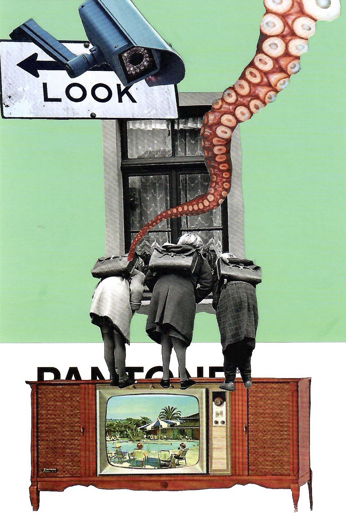 Pantone Postcard Collage: Do You See What I See?