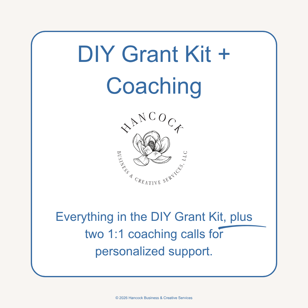 DIY Grant Kit + Coaching