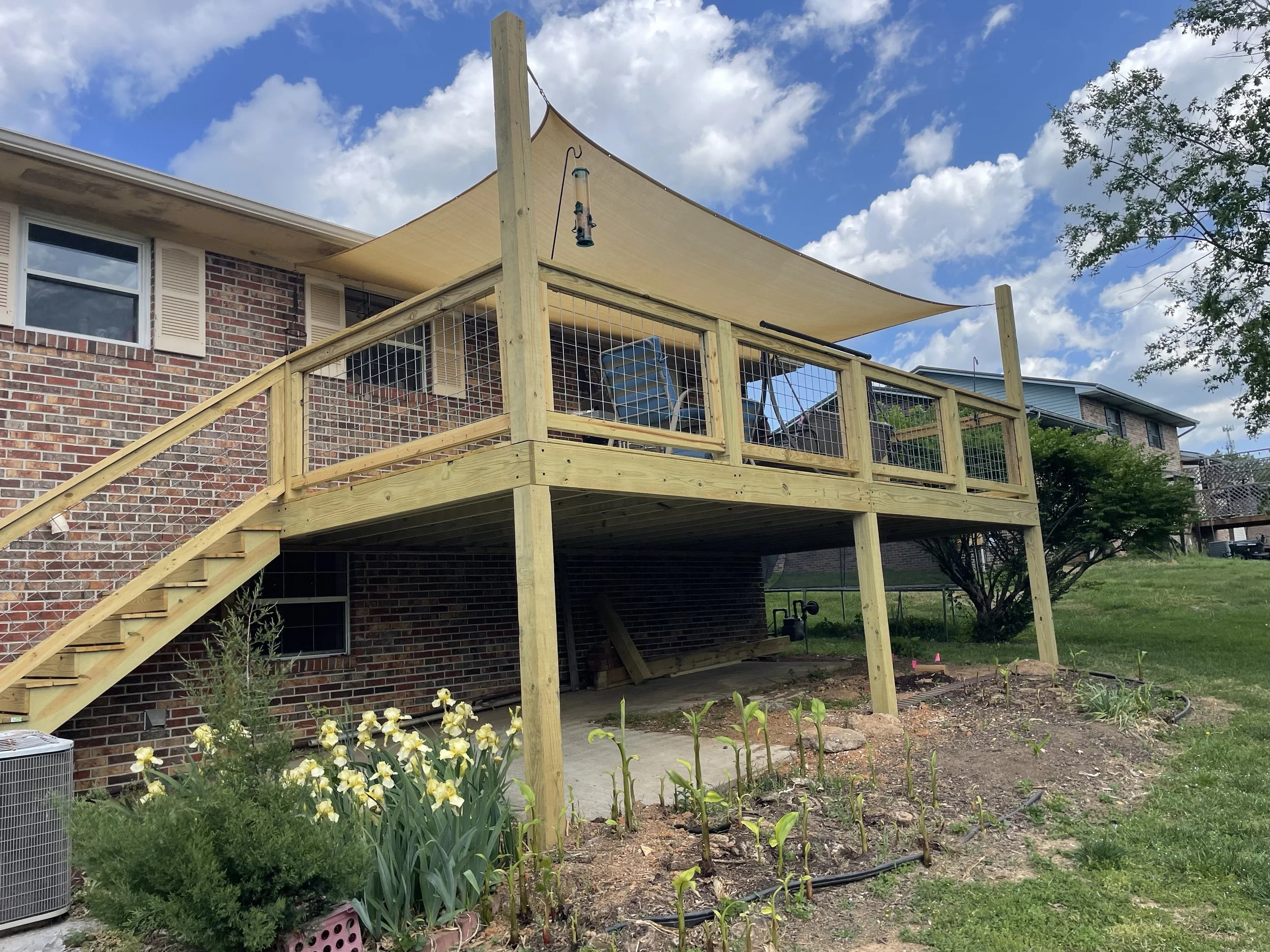 Patio Deck and Railing