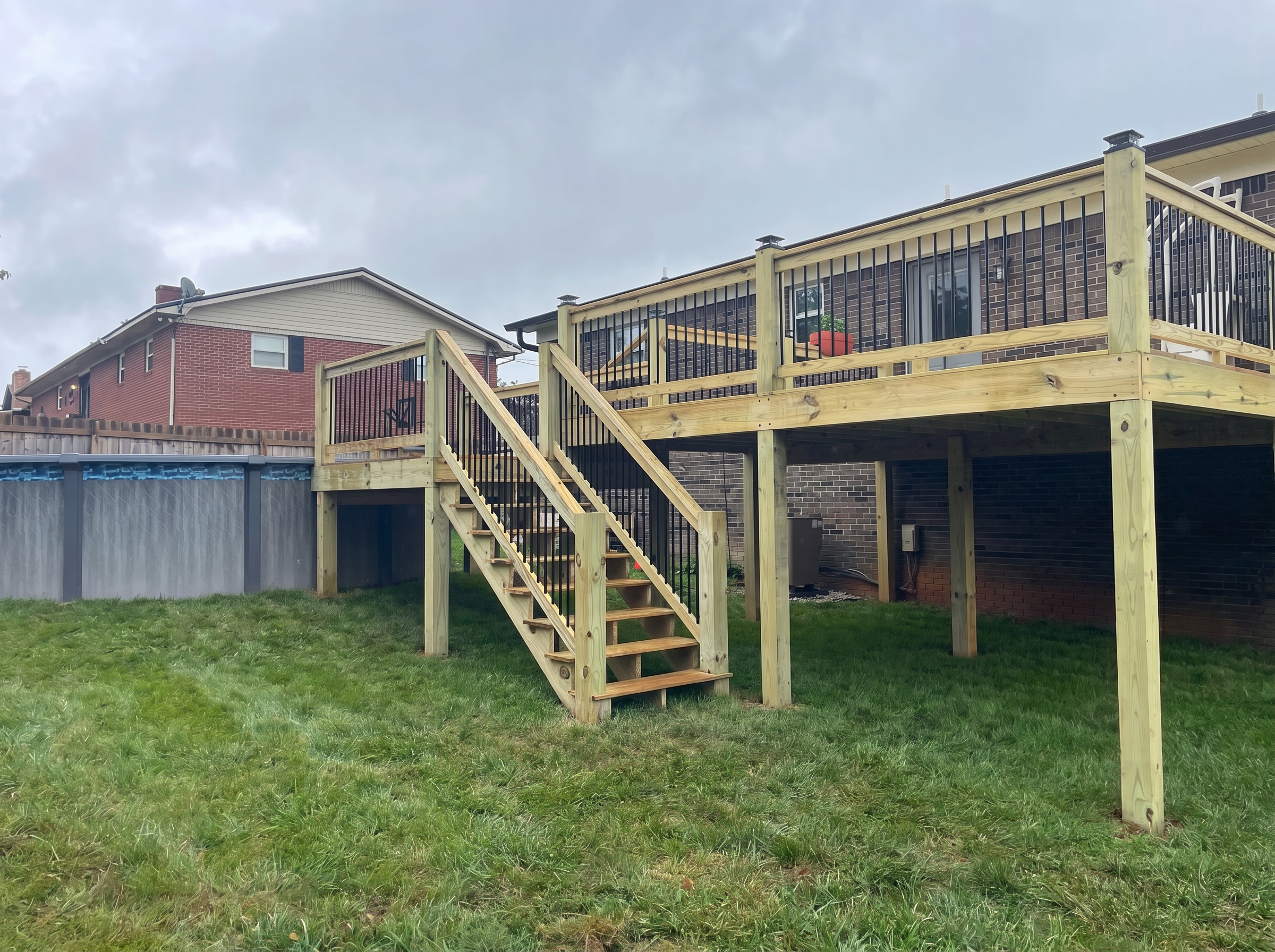 Elevated Patio and Pool deck