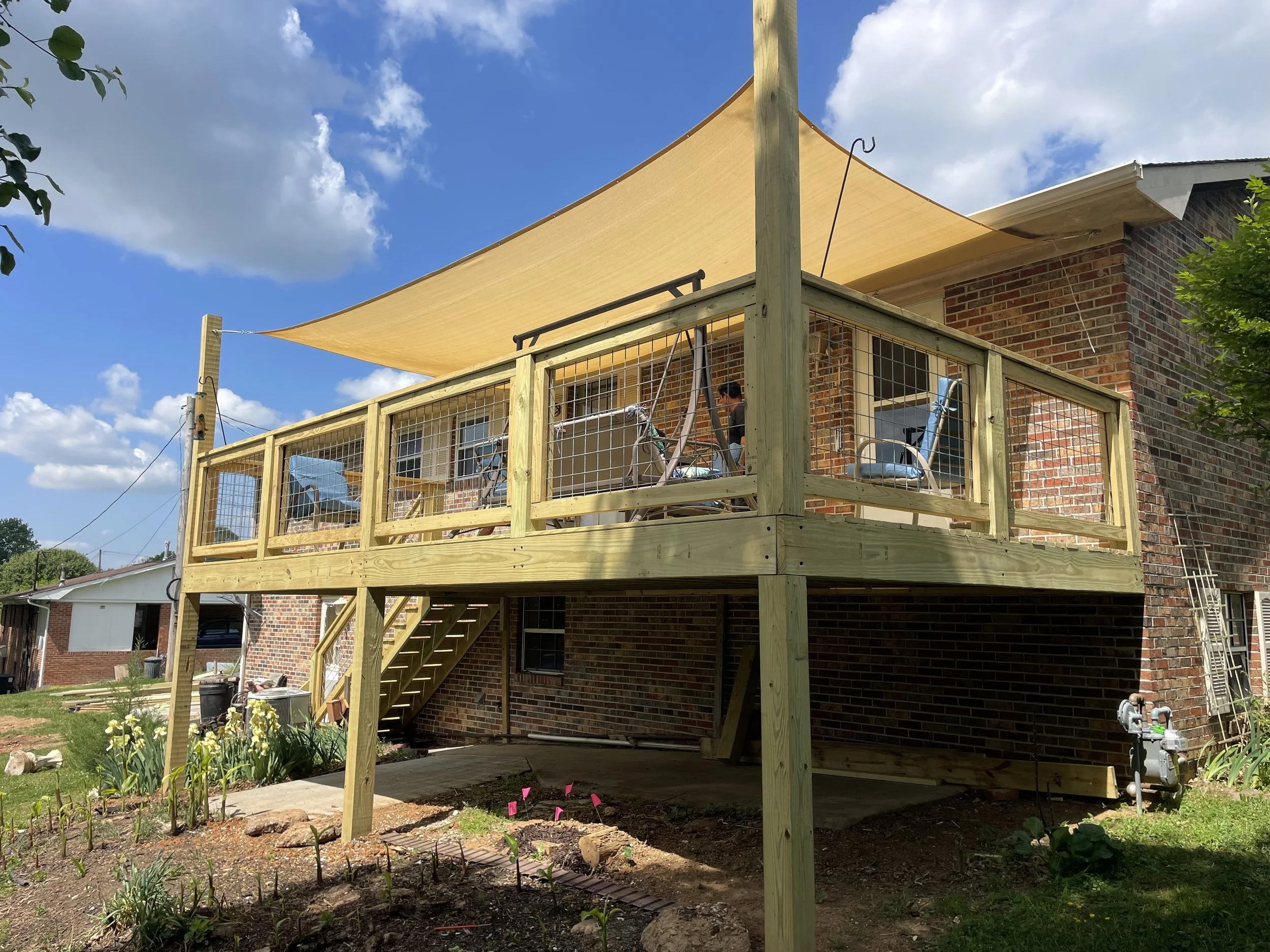 Patio Deck and Railing