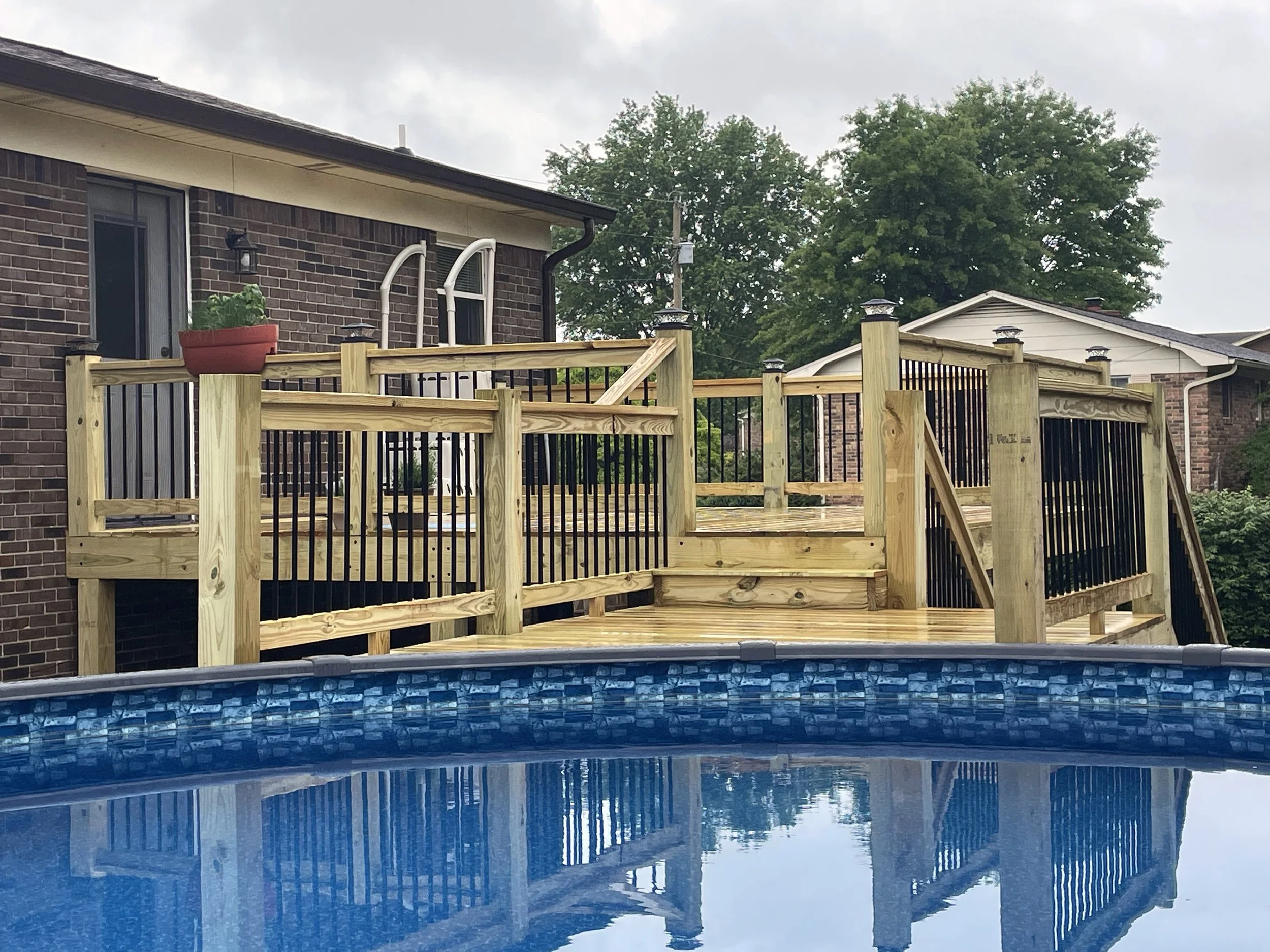 Elevated Patio and Pool deck
