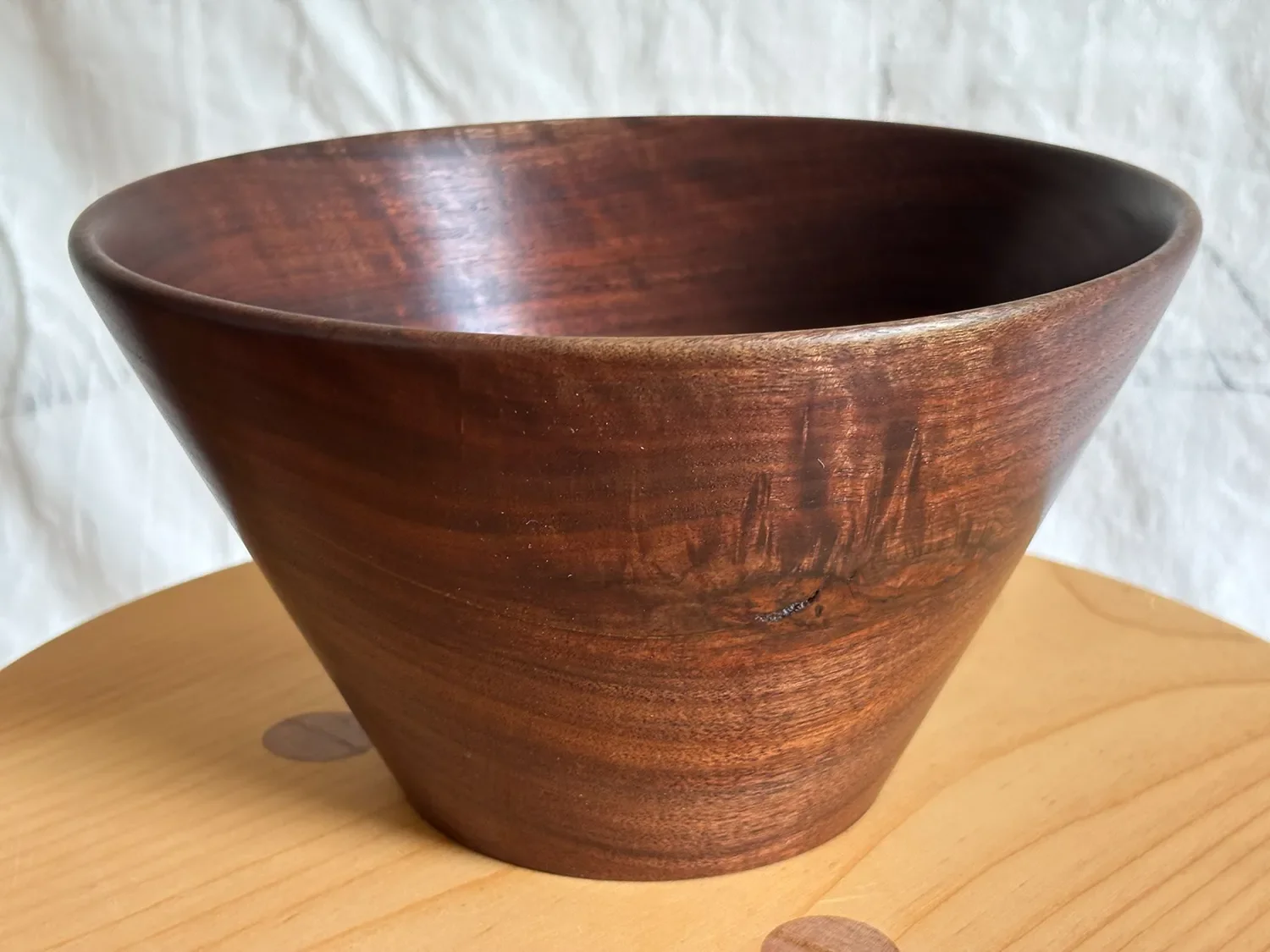 Wooden bowl