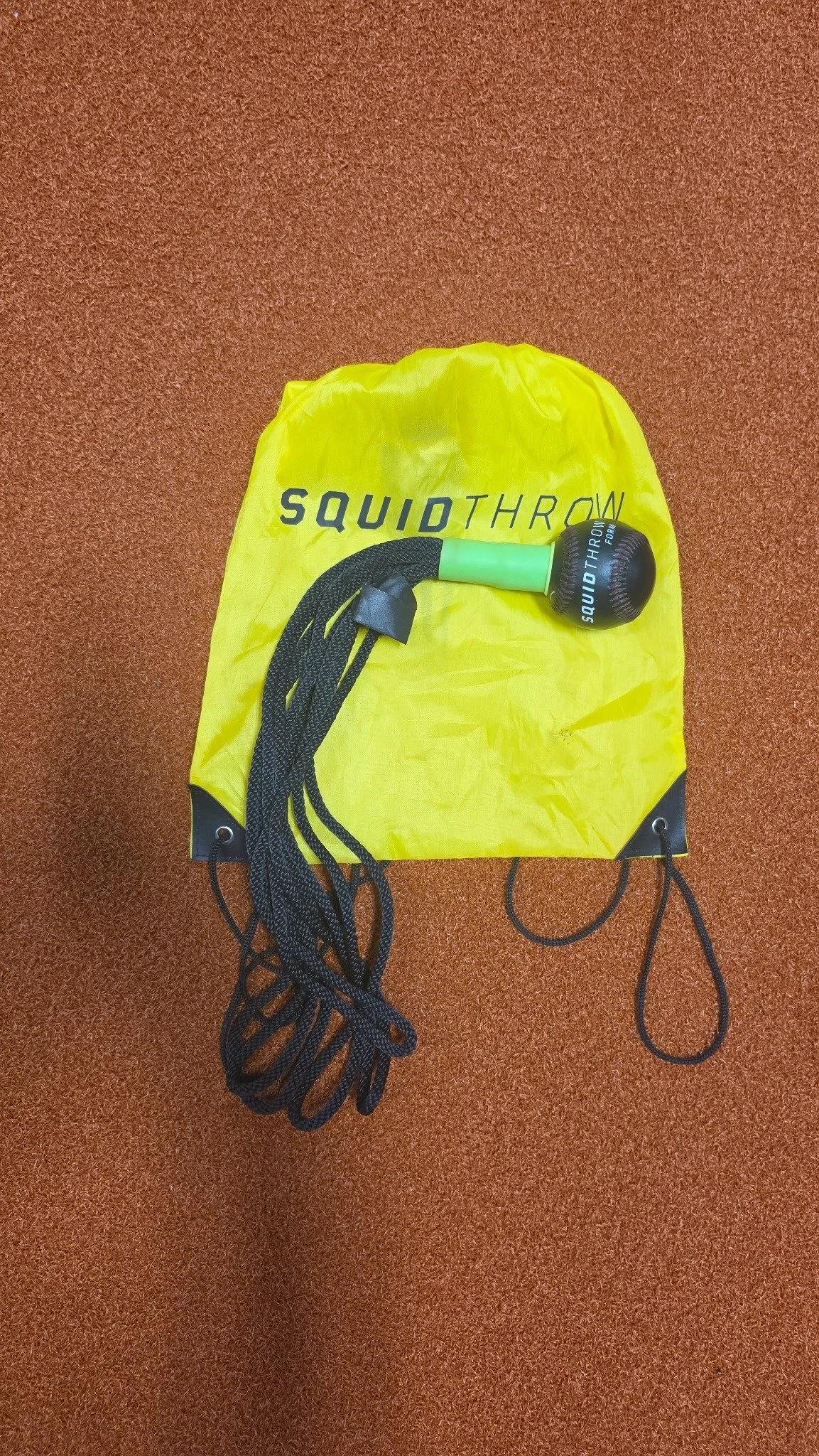 My Squid Throw FORM and equipment bag on the turf