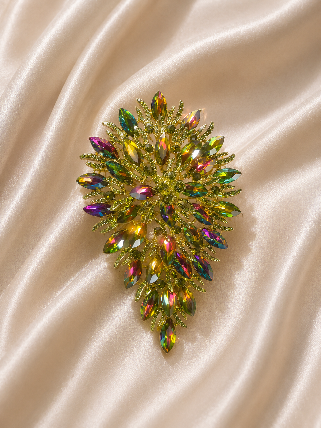 Beautiful Iridescent  Brooch