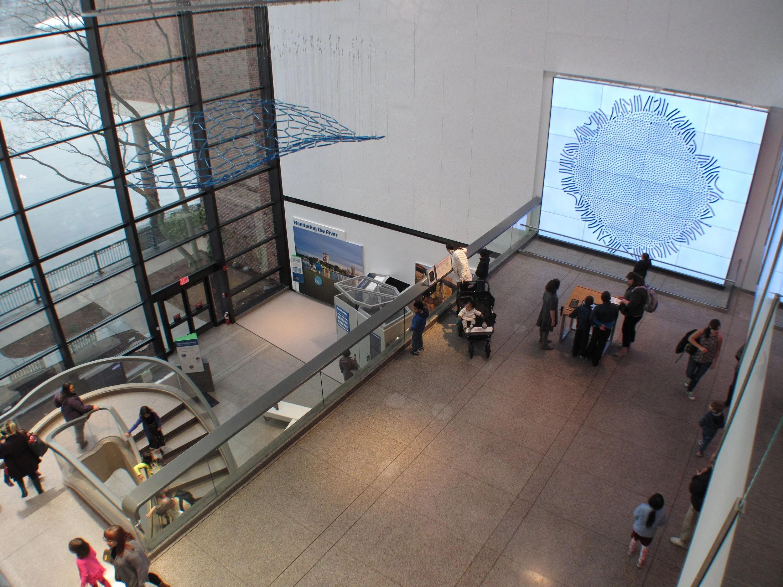 River Loom Sculpture & Turing Patterns Interactive