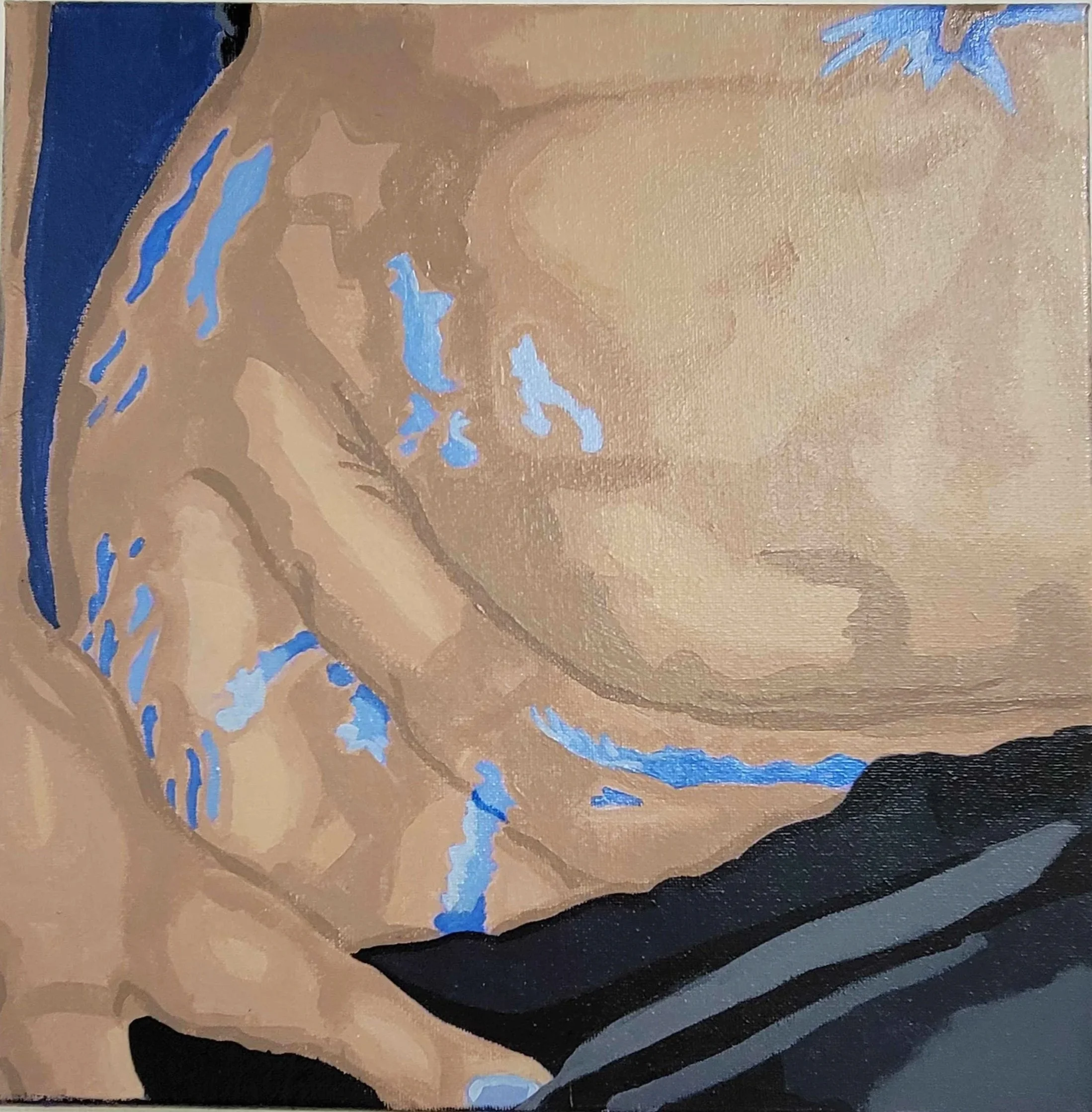 "Comparisons and Realizations of Self", acrylic on canvas, 2026 