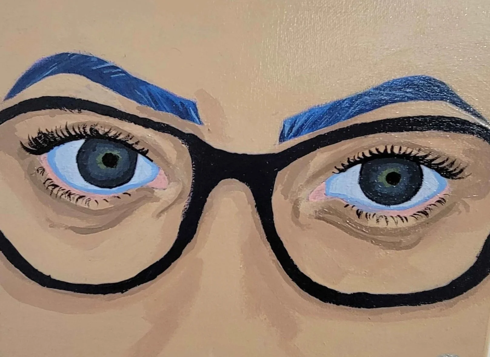"Comparisons and Realizations of Self", acrylic on canvas, 2026 