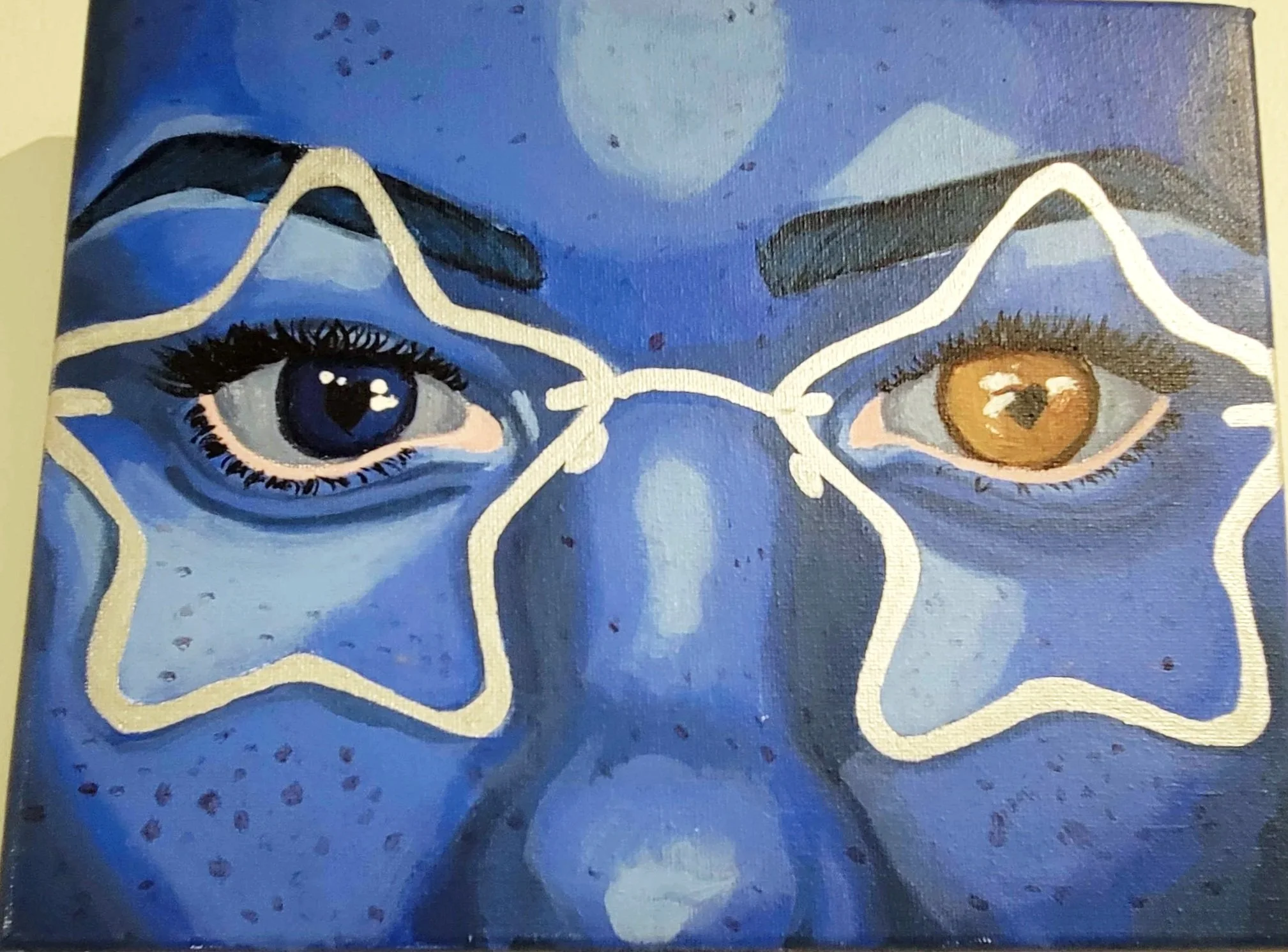 "Comparisons and Realizations of Self", acrylic on canvas, 2026 