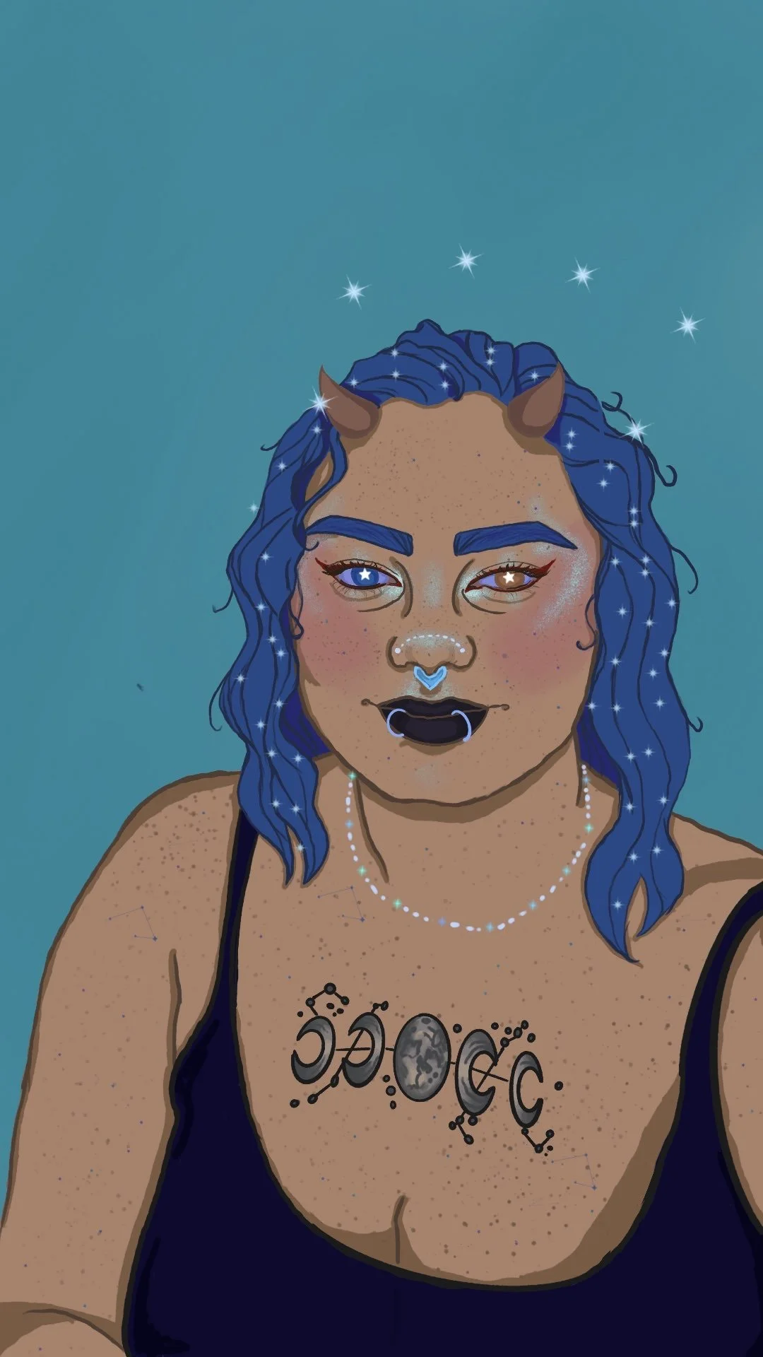 "Self Portrait 2" digital painting