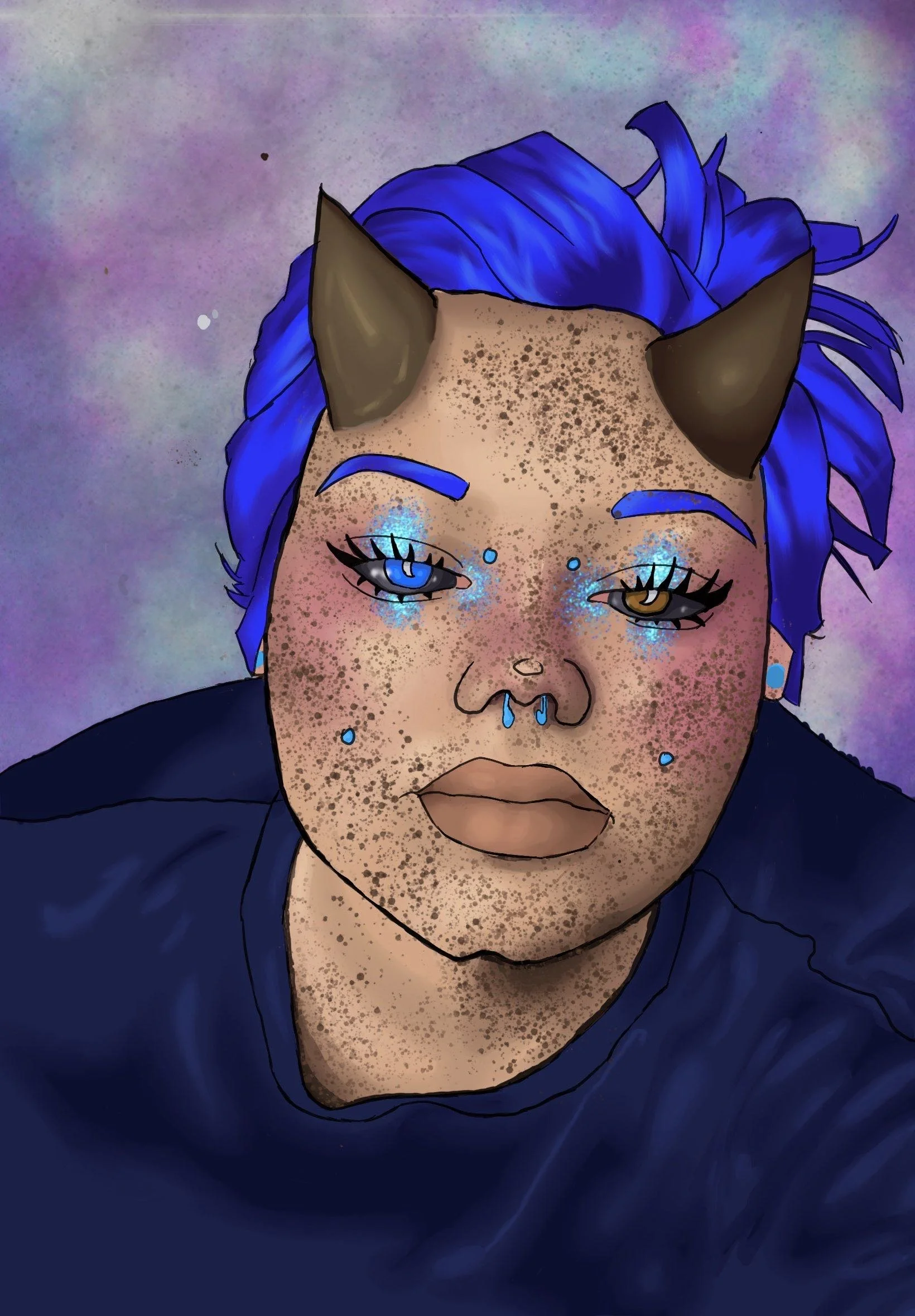 "Self Portrait 1" digital painting